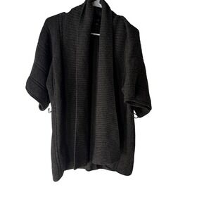 Christopher‎ Fischer Charcoal Wool Cashmere Kimono Cardigan Sweater Size S